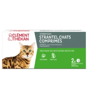 Strantel Chat 2 comprimés