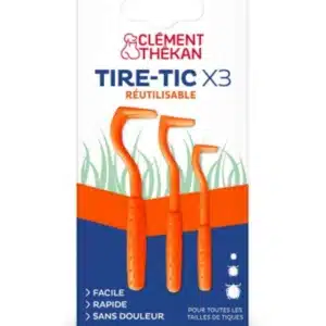 Clément Thékan Tire-tic Crochet Anti-tiques x3