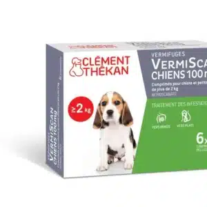 Vermiscan Chiot et Petit Chien 100 mg - 6 comprimés