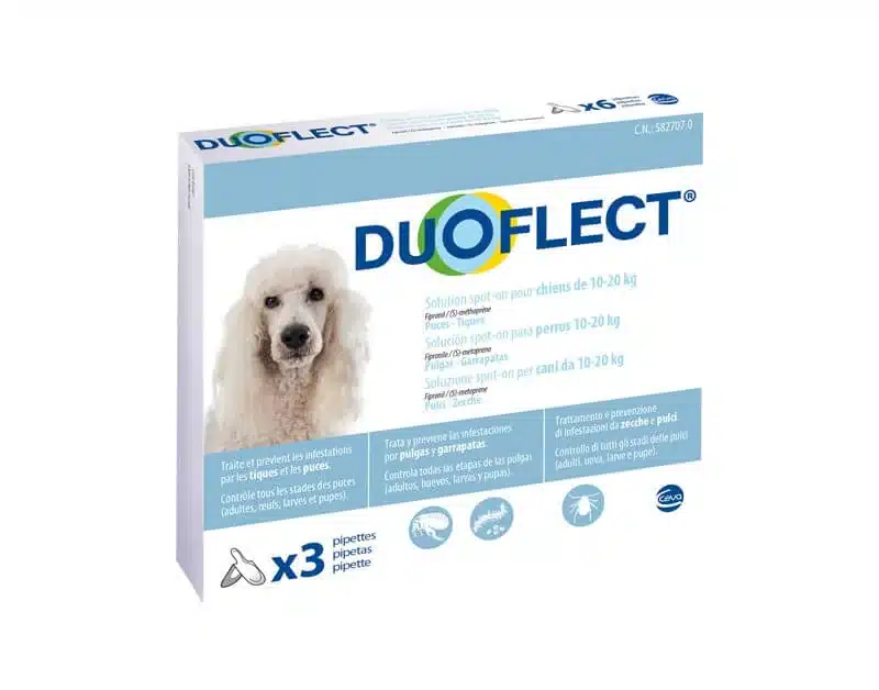 Duoflect Chiens 10-20 kg - 3 pipettes solution spot-on