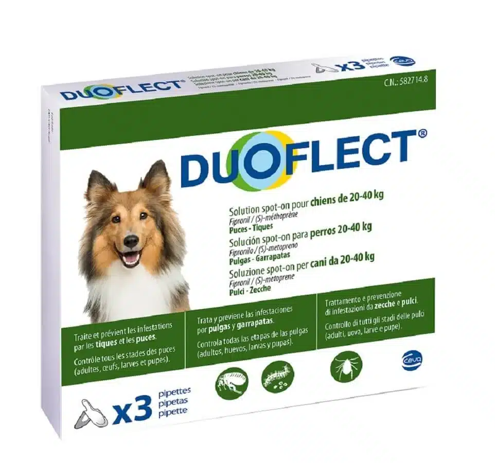 Duoflect Chiens 20-40 kg 3 pipettes