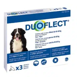 Duoflect Chiens 40-60 kg - 3 pipettes solution spot-on