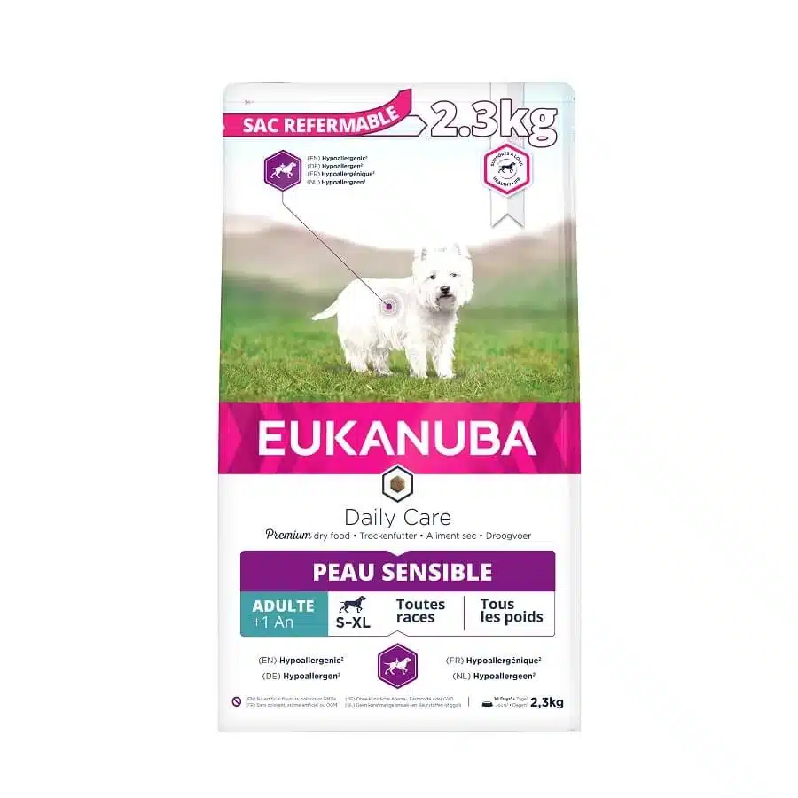 Eukanuba Daily Care Chien Peau Sensible Poisson 2.3 kg
