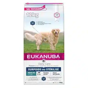 Eukanuba Daily Care Chien Surpoids ou Stérilisé Poulet 12 kg