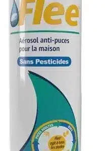 Flee aérosol Anti-Puces et Acariens pour l'habitat 400 ml