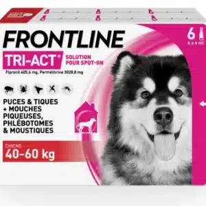 Frontline Tri-Act Spot On Très Grand Chien 40-60 kg - 6 pipettes