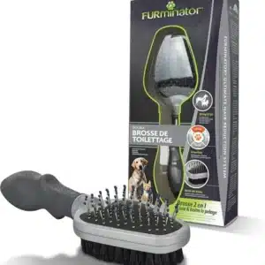 Furminator brosse double pour chat et chien