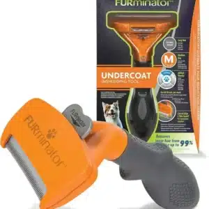 Furminator brosse anti-mue pour chien moyen poils longs M