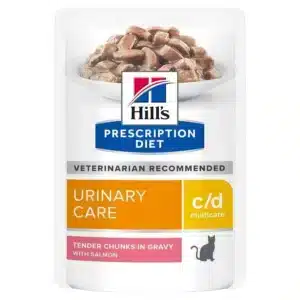 Hill's Prescription Diet Feline C/D Multicare Saumon - Sachets 12 x 85g