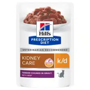Hill's Prescription Diet Feline K/D Boeuf Sachets 12 x 85g