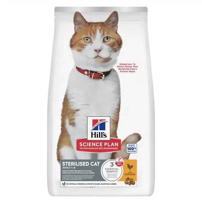 Hill's Science Plan Chat Adult Sterilisé Poulet 1,5 kg