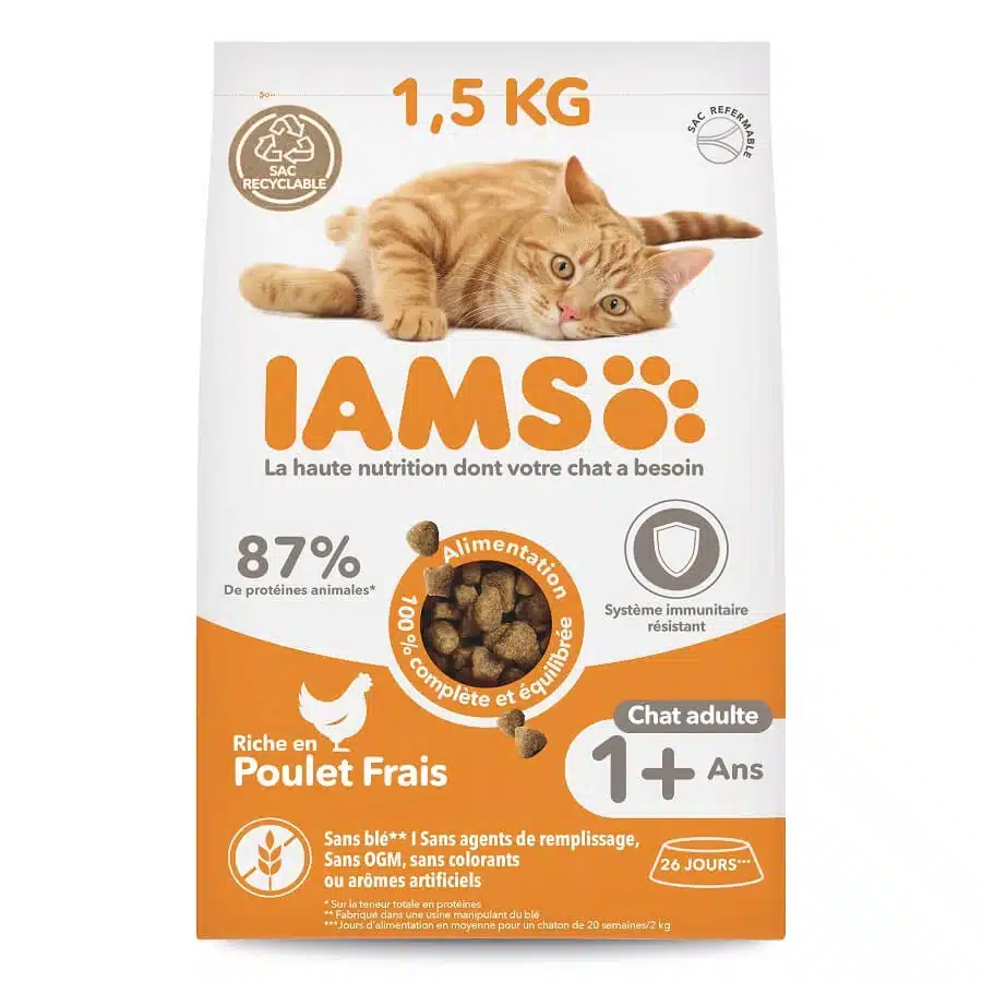 IAMS Vitality Chat Adulte Poulet 1.5 kg