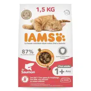 IAMS Advanced Nutrition Chat adulte Saumon 1,5 kg