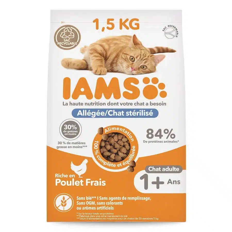 IAMS Advanced Nutrition Chat stérilisé Poulet 1.5 kg