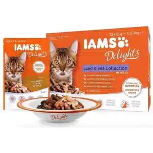 IAMS Advanced Nutrition Multipack Terre & Mer en Gelée Chat 12 x 85 g