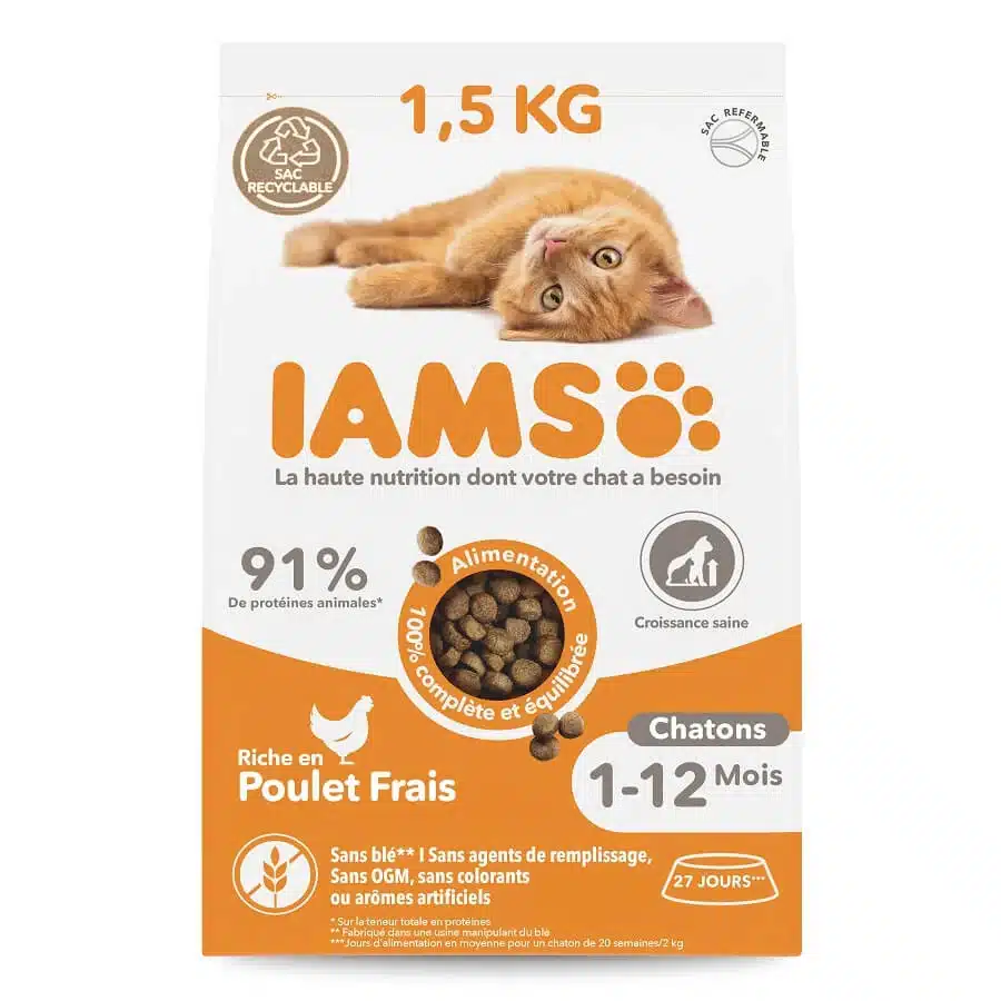 IAMS Vitality Chaton Poulet 1,5 kg