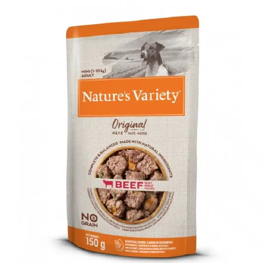 Nature's Variety Pâtée Original No Grain Petit chien Boeuf 150 g