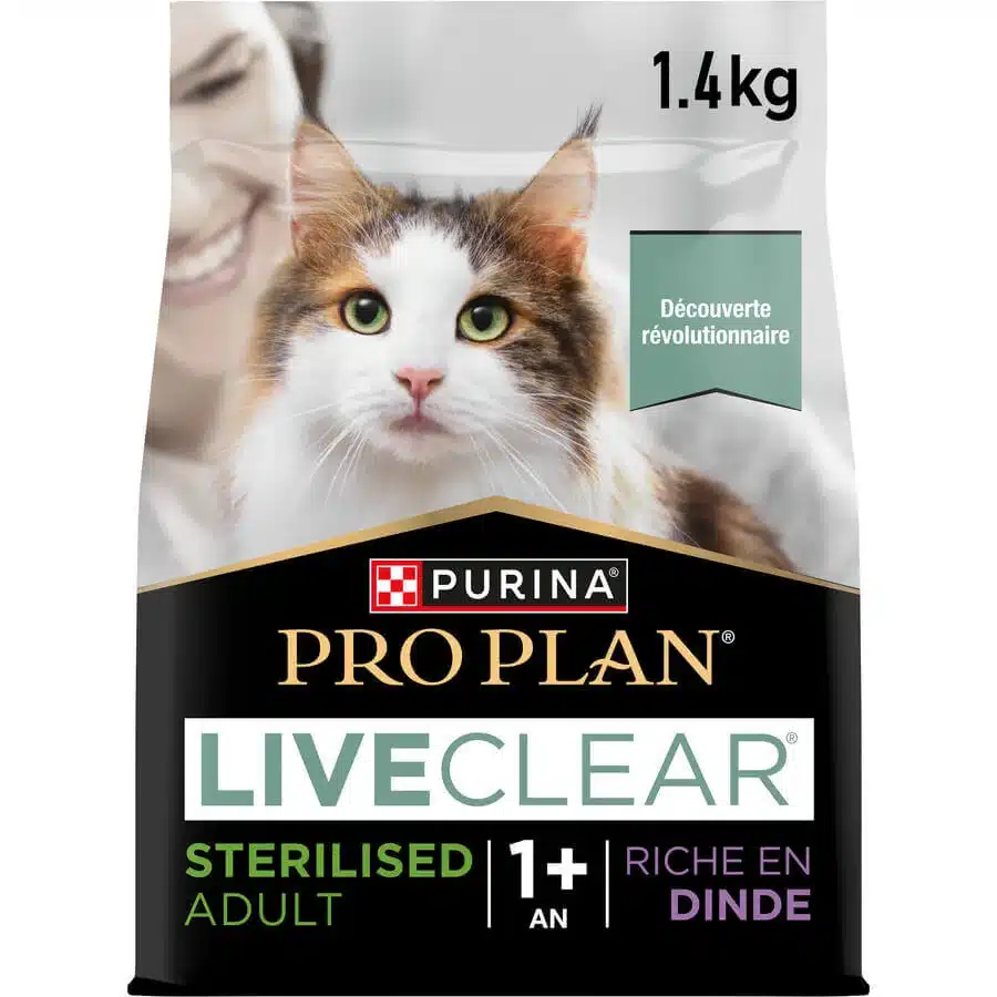 Purina Pro Plan Cat LiveClear Sterilisé Adult Dinde 1,4 kg