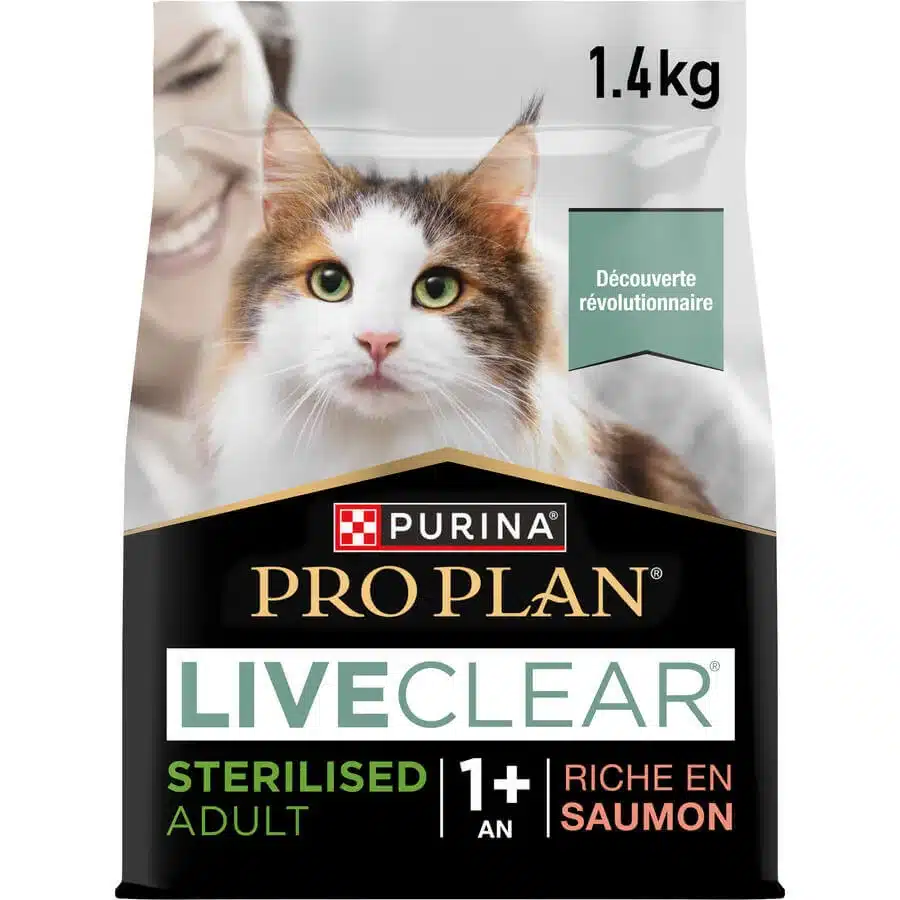 Purina Pro Plan Cat LiveClear Sterilisé Adult Saumon 1,4 kg