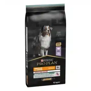 Purina Pro Plan Chien Sans Céréales M & L Adult Sensitive Digestion Dinde 12 kg