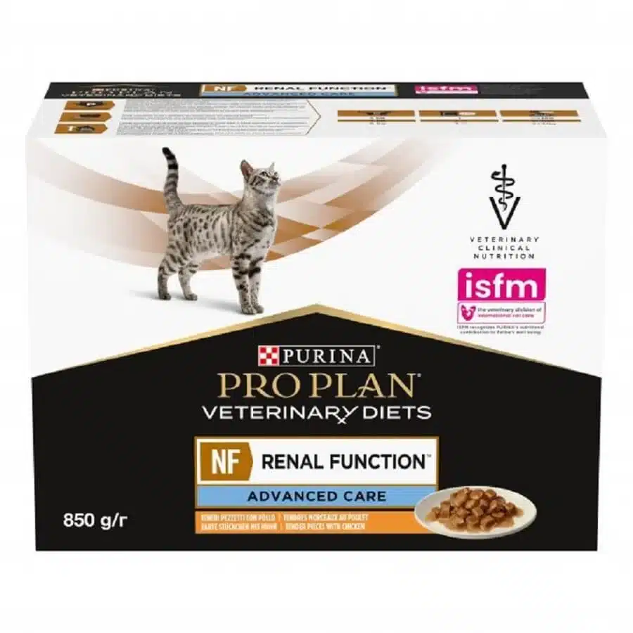 Purina Pro Plan PPVD Chat Rénal NF Advanced Care Poulet 10 x 85 g