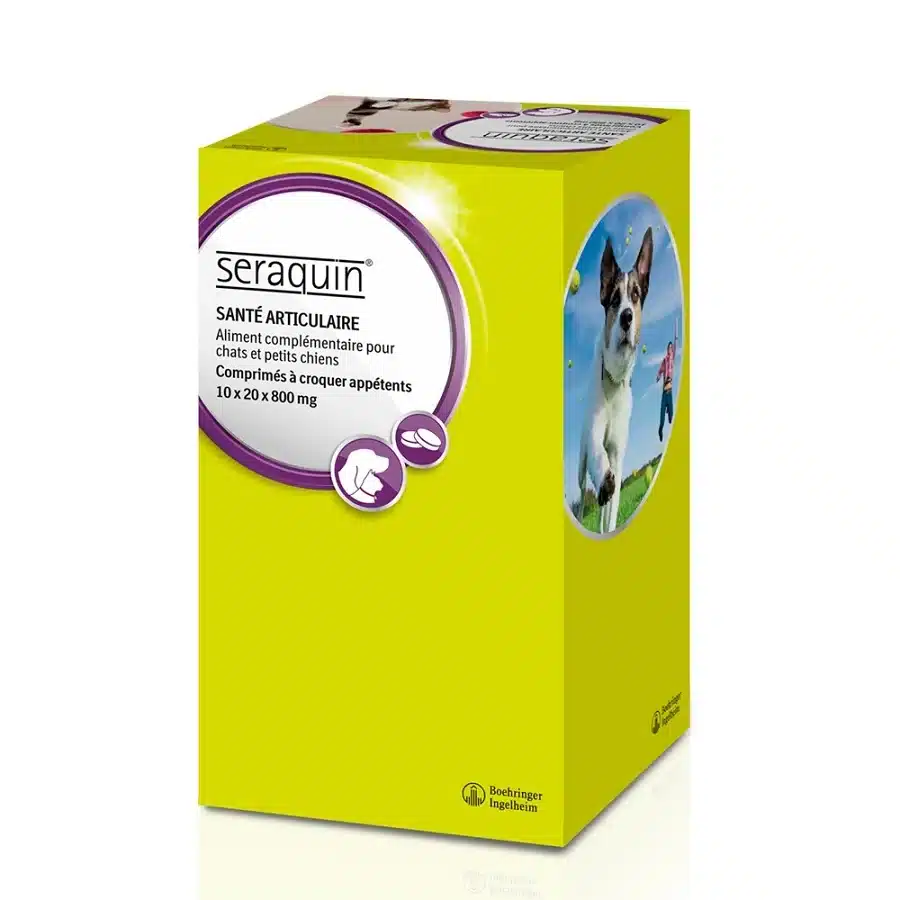 Seraquin Chat et Petit Chien 200 comprimés