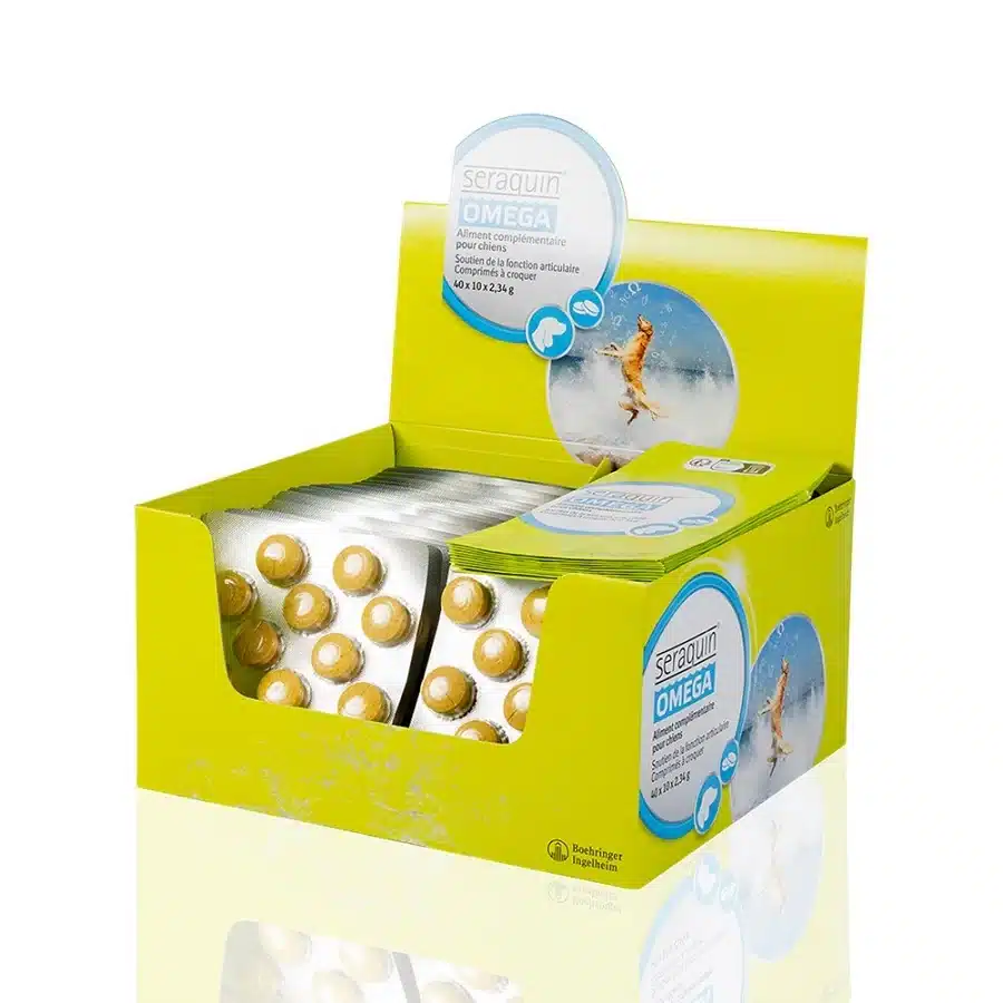 Seraquin Omega Chien 400 comprimés