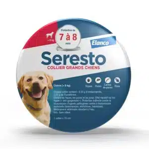 Seresto Collier Antiparasitaire Grand Chien + 8 kg