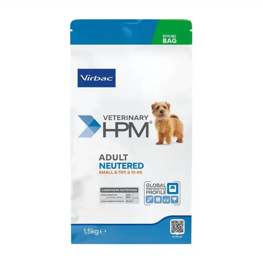 Virbac Veterinary HPM Adult Neutered Small & Toy Dog 1.5 kg