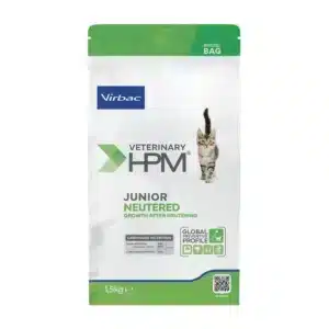 Virbac Veterinary HPM Junior Neutered Chat 1,5 kg