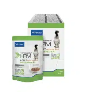Virbac Veterinary HPM Adult Neutered Saumon Chat 12 x 85 g