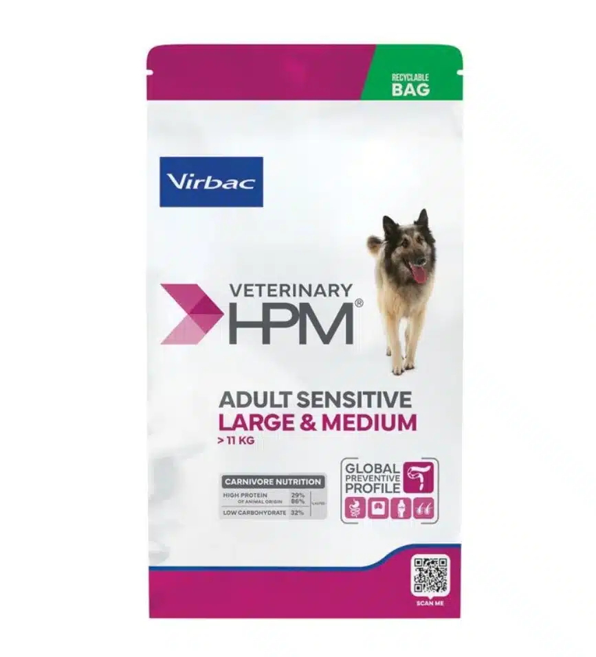 Virbac Veterinary HPM Sensitive Digest Large & Medium Chien 3 kg