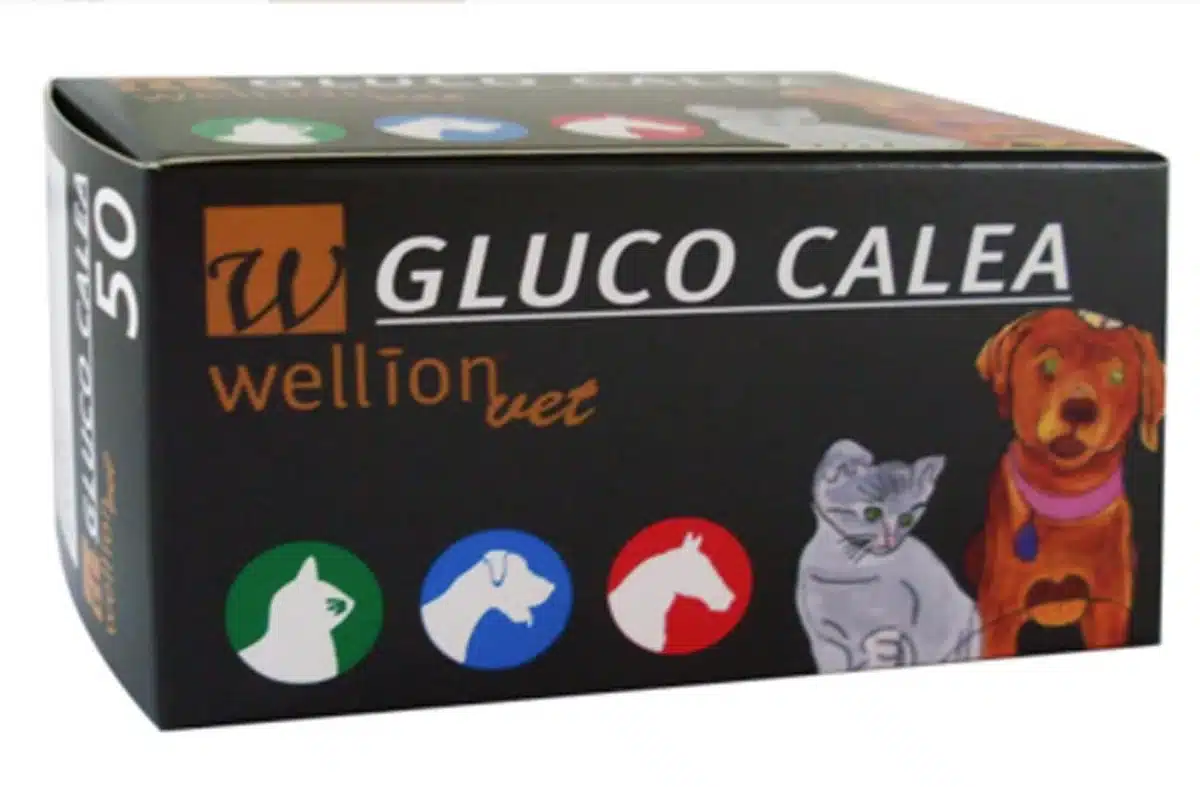 WellionVet Bandelettes pour Glucomètre Gluco Calea 50 p