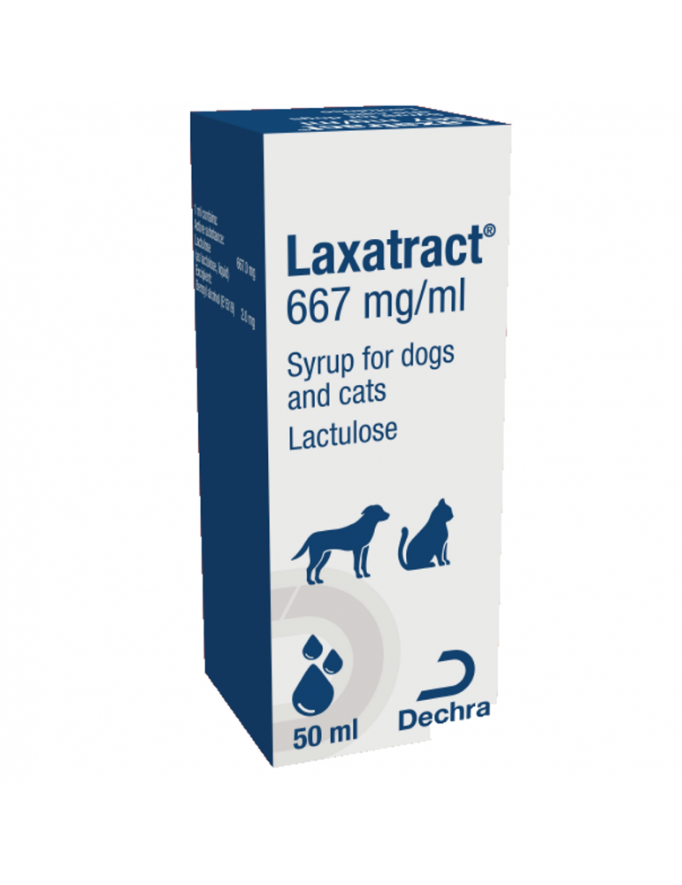 Laxatract Sirop 50 ml — Laxatif oral chien chat Dechra