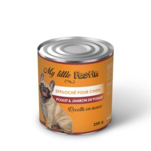 My Little Festin Chien Sauce Effiloché Poulet & Jambon