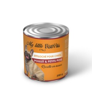 My Little Festin Chien Sauce Poulet & Petits Pois