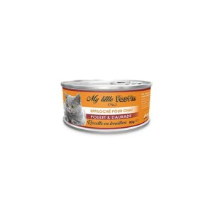 My Little Festin Chat Bouillon Poulet & Daurade – 10 g