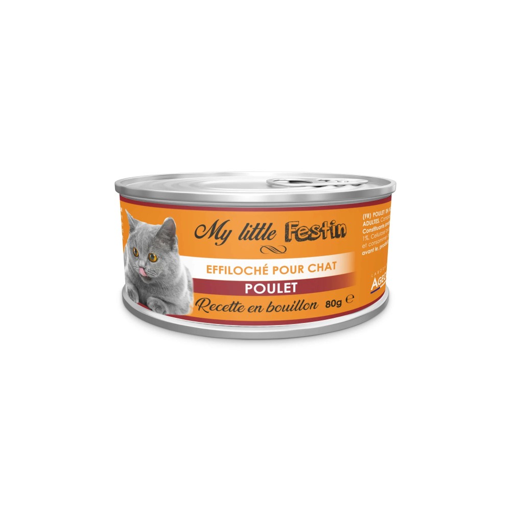 My Little Festin Chat Bouillon Poulet – 10 g