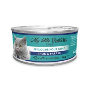 My Little Festin Chat Fruité Thon & Papaye – 10 g