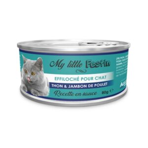 My Little Festin Chat Sauce Thon & Jambon – 10 g