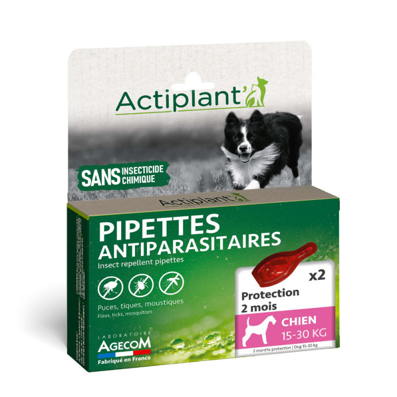 Actiplant Pipettes Antiparasitaires Chien 10-30 kg