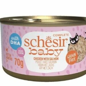 Schesir Poulet et foie Baby 70g – Chat