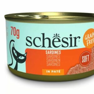 Schesir Sardines grillé pâté 70g – Chat