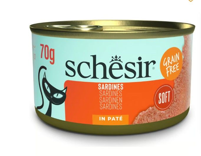Schesir Sardines grillé pâté 70g – Chat