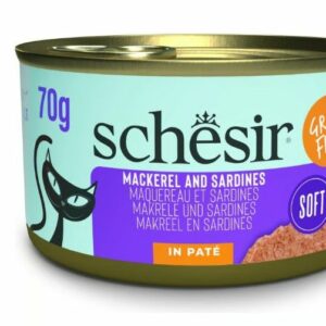 Schesir Sardine et maquereau grillé pâté 70g – Chat