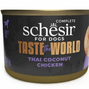 Schesir Chicken et thai et coconut en sauce 150g – Chien