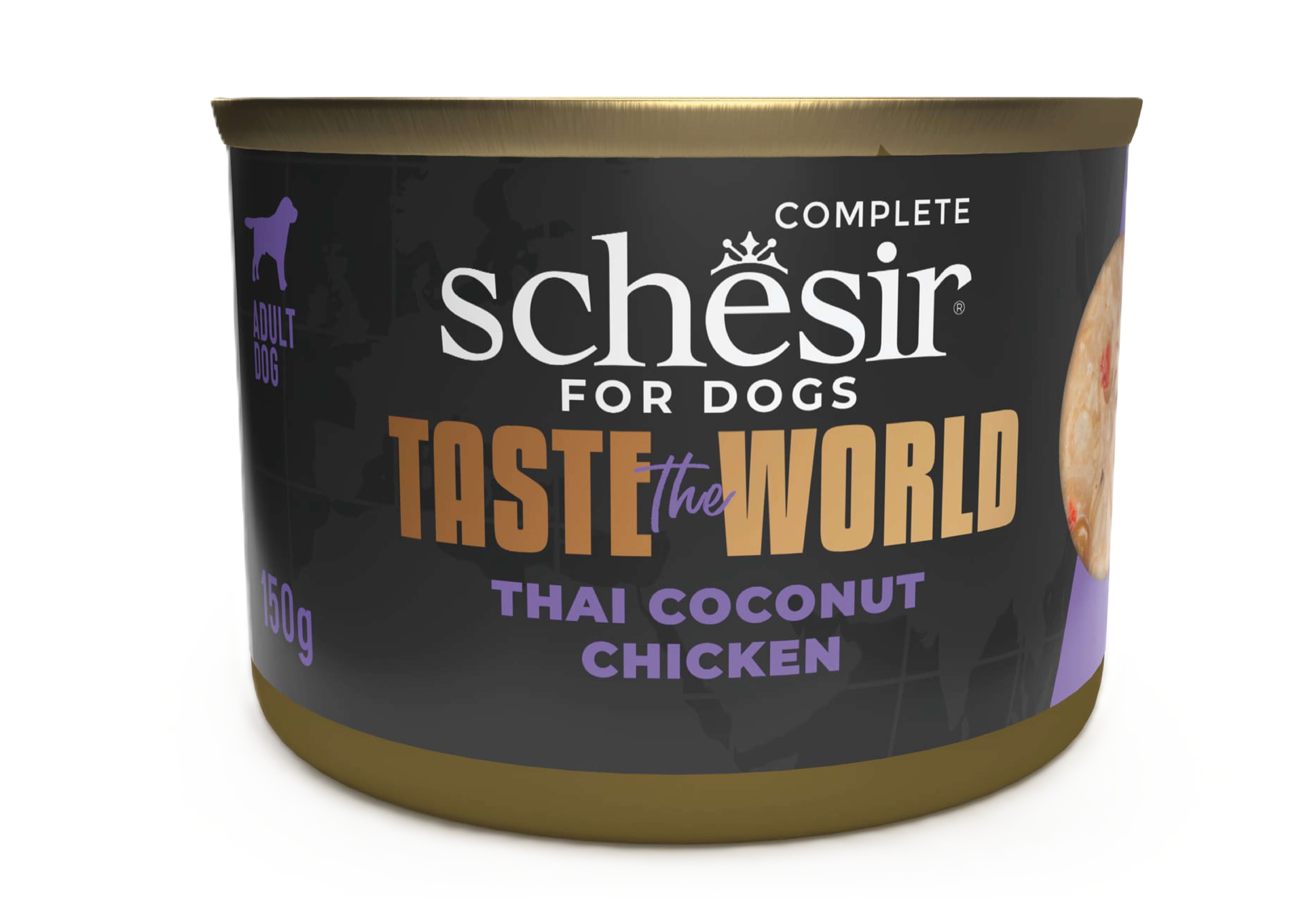 Schesir Chicken et thai et coconut en sauce 150g – Chien