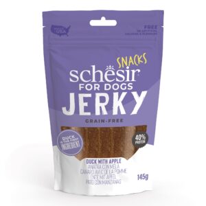 Schesir Jerky et canard et poulet friandise 145g – Chien