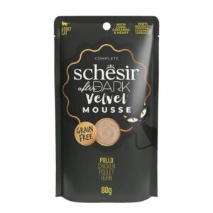 Schesir Velvet et poulet After Dark Velvet 80g – Chat