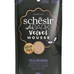Schesir Poulet et canard After Dark Velvet 80g – Chat